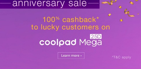 India Desire : Amazon Coolpad Anniversary Sale : Great Offers On Coolpad Smartphones